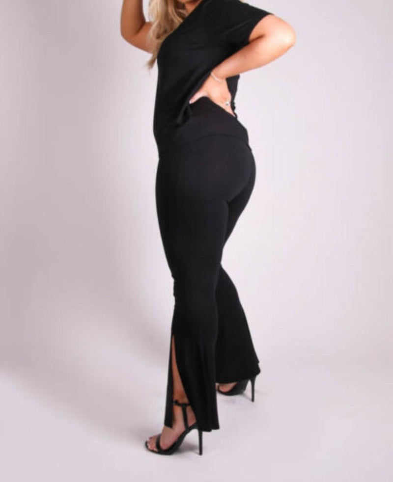 SPLIT FRONT TROUSERS (CURVACEOUS)