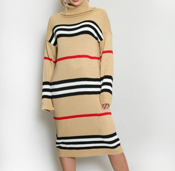 ROLL NECK JUMPER DRESS