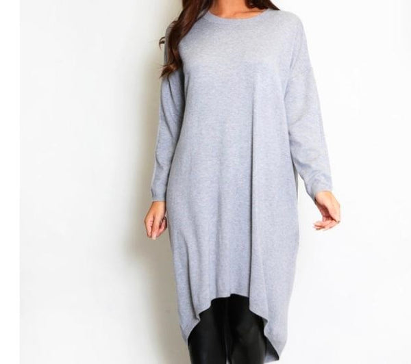 FINE KNIT OVERSIZE long jumper