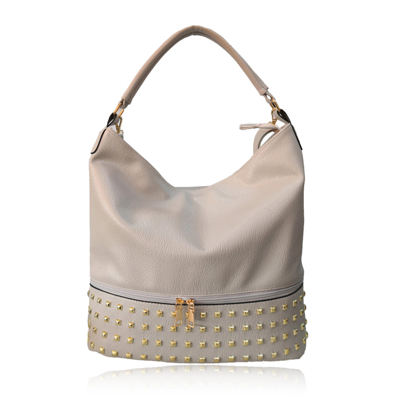 Adette Stud Slouchy Shopper Bag