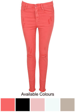 High Waisted Skinny Jeans - 5 Colours