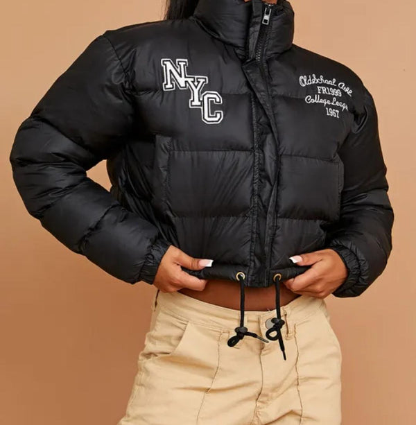 Cropped Puffer Jacket