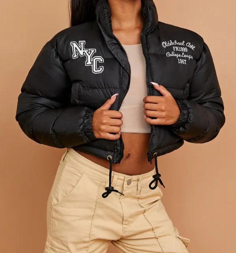 Cropped Puffer Jacket