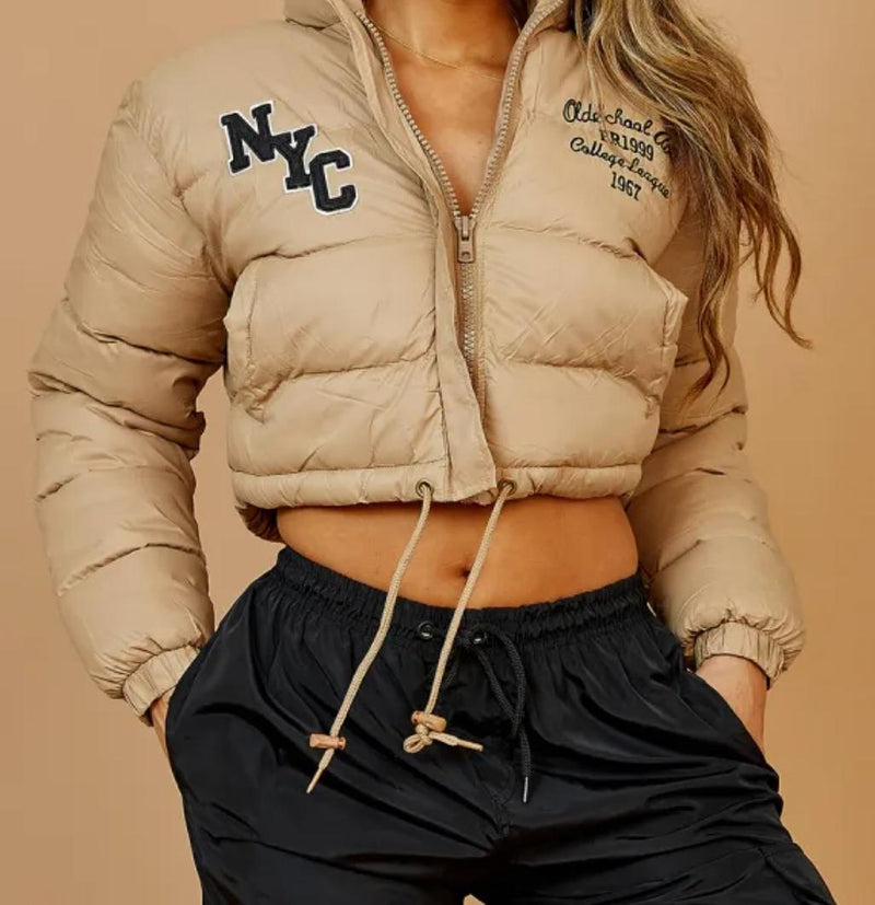 Cropped Puffer Jacket