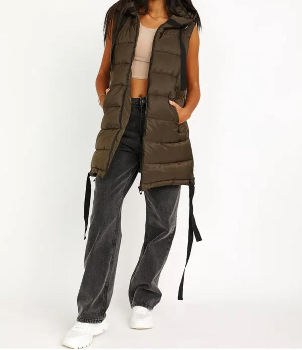 Padded Hooded Gilet