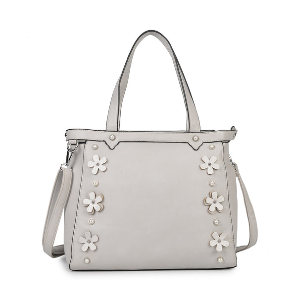 Jessa 3D Daisy Flower Tote Bag