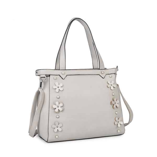 Jessa 3D Daisy Flower Tote Bag