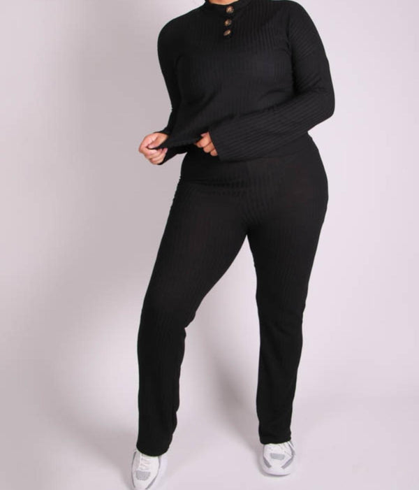 BUTTON FRONT CO-ORD (CURVACEOUS)