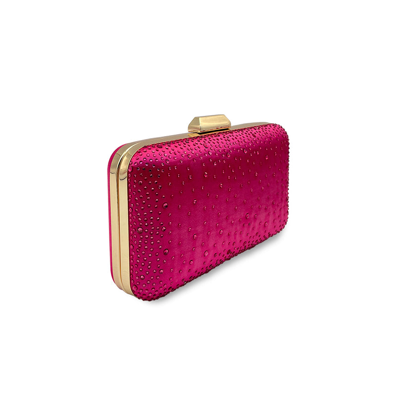 Diana Diamante Detailed Clutch Bag