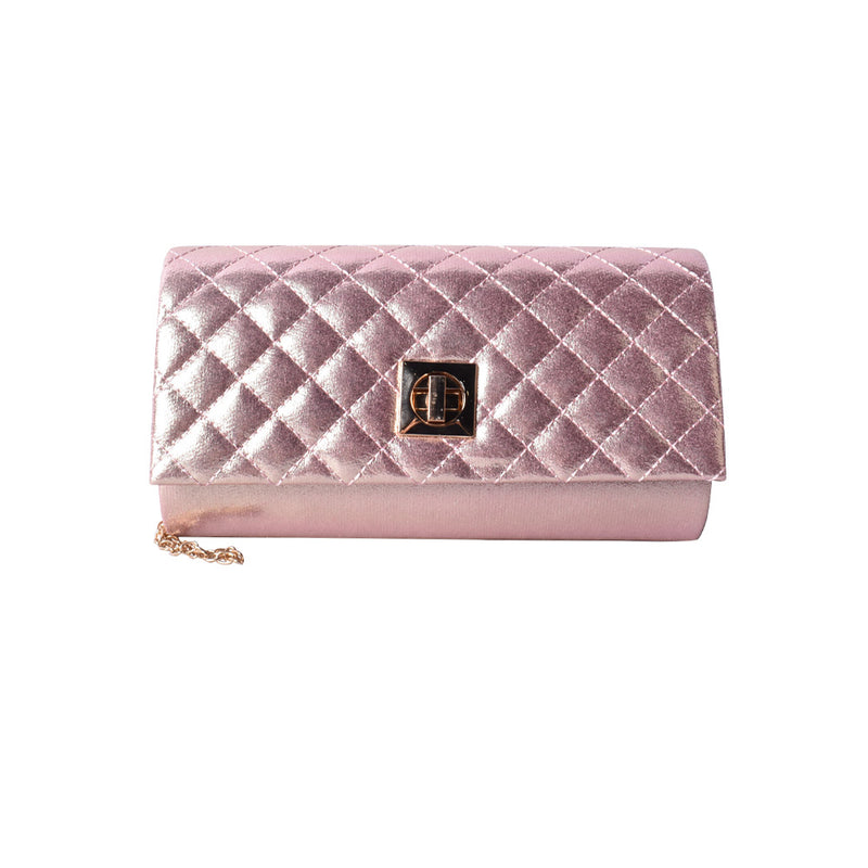 Eleanor Quilted Shimmer Crossbody Bag