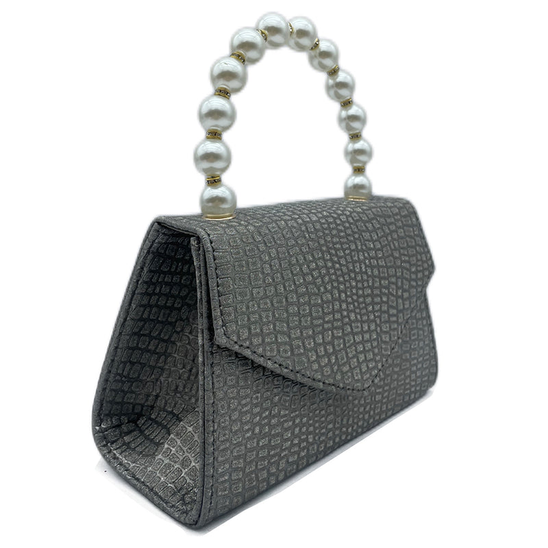 Lois Pearl Handle Shoulder Bag