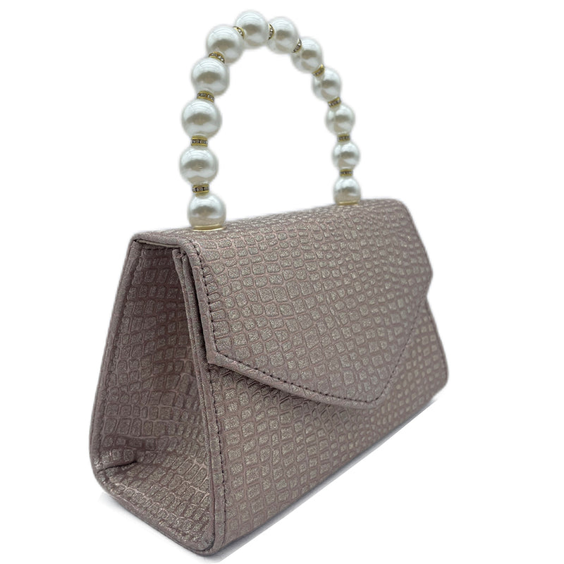 Lois Pearl Handle Shoulder Bag