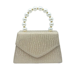 Lois Pearl Handle Shoulder Bag