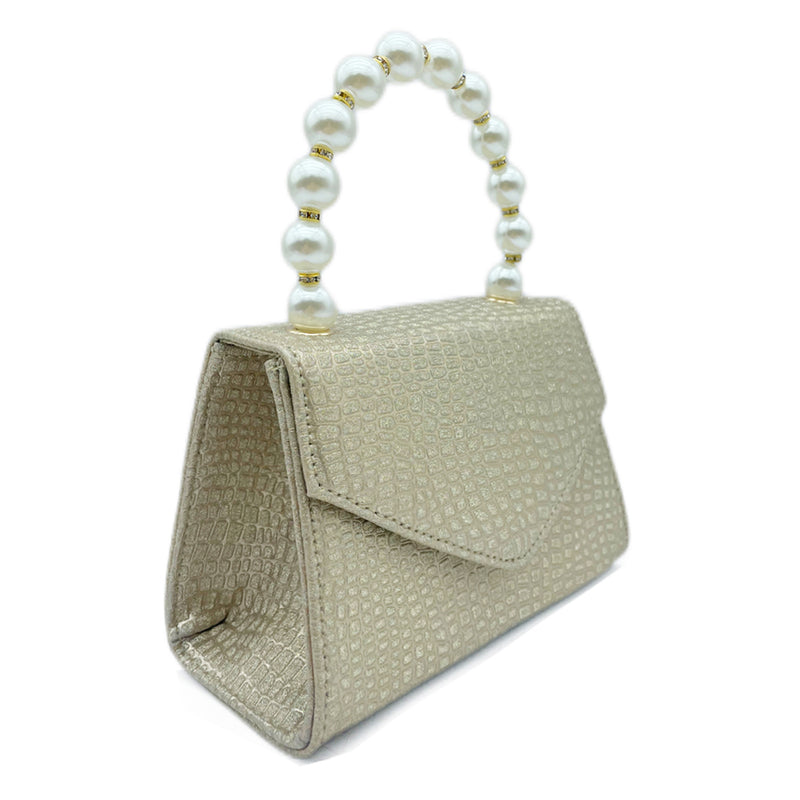 Lois Pearl Handle Shoulder Bag